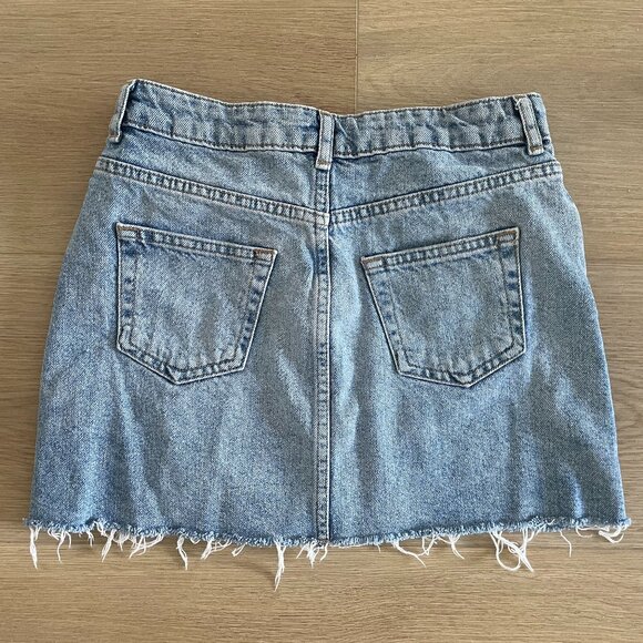 TOPSHOP | Denim Skirt | TOPSHOP Petite MOTO - Picture 2 of 5